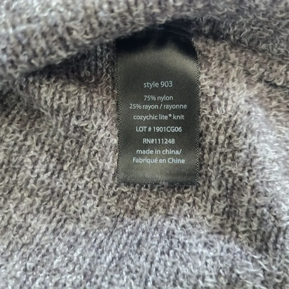 Barefoot dreams cozy chic ultra lite Open front cascade cardigan sweater